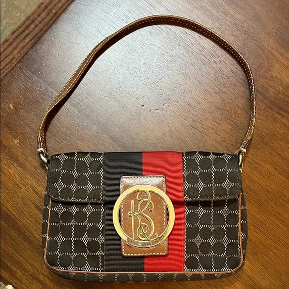 Vintage Kate Spade Dot Noel Jacquard Mini Shoulder Bag - Picture 1 of 8